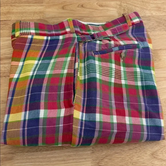 Ralph Lauren Men's Colorful Plaid Chinos
